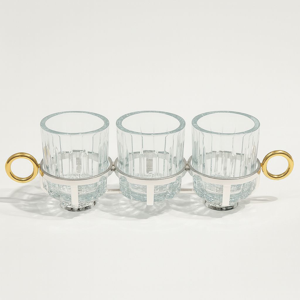 SELECT İSTANBUL HALKA COLLECTİON GÜMÜŞ  3'LI SUNUMLUK 10 CM