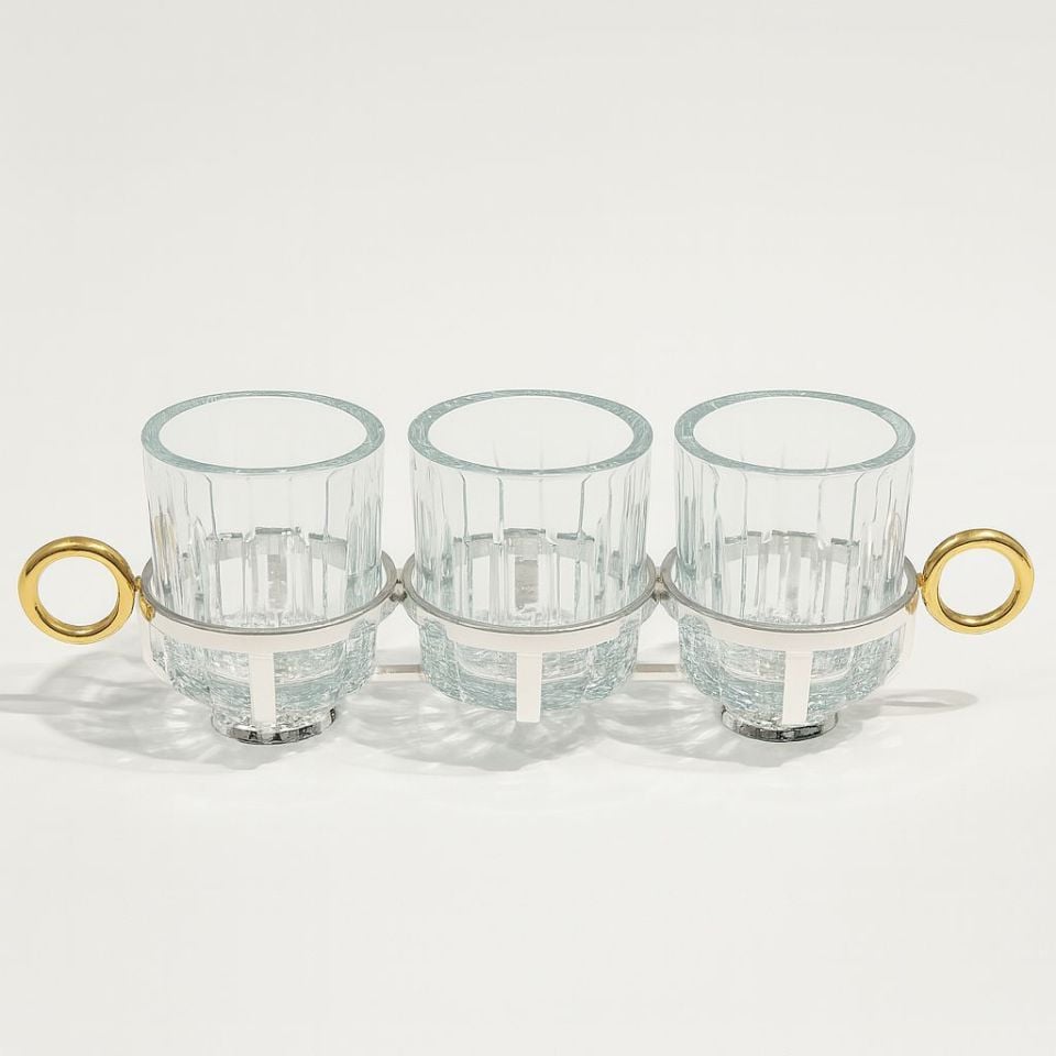 SELECT İSTANBUL HALKA COLLECTİON GÜMÜŞ  3'LI SUNUMLUK 10 CM