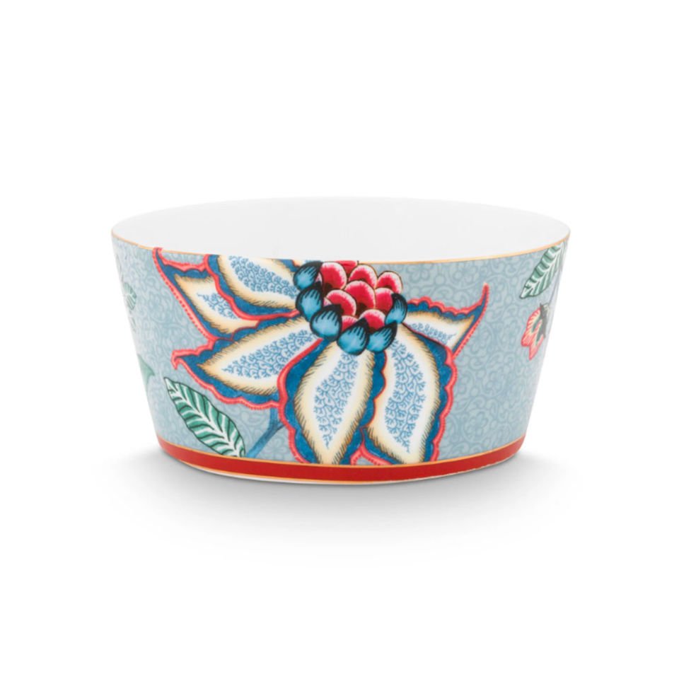 Mavi Porselen Kase Seti 15 Cm Flower Festival Collection by Pip Studio