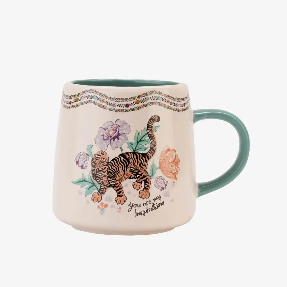 Cath Kidston Ekru Stoneware Kupa 340 Ml
