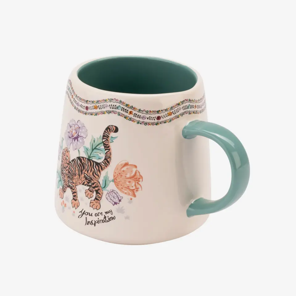 Cath Kidston Ekru Stoneware Kupa 340 Ml