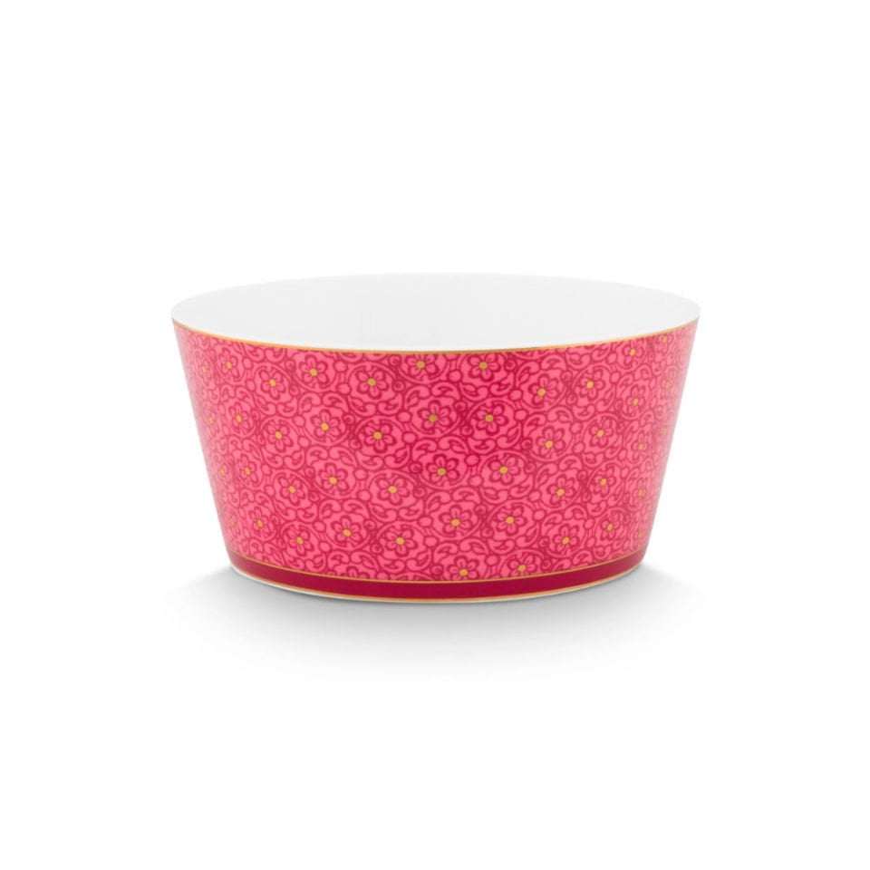 Kırmızı Porselen Kase Seti 15 Cm Flower Festival Collection by Pip Studio