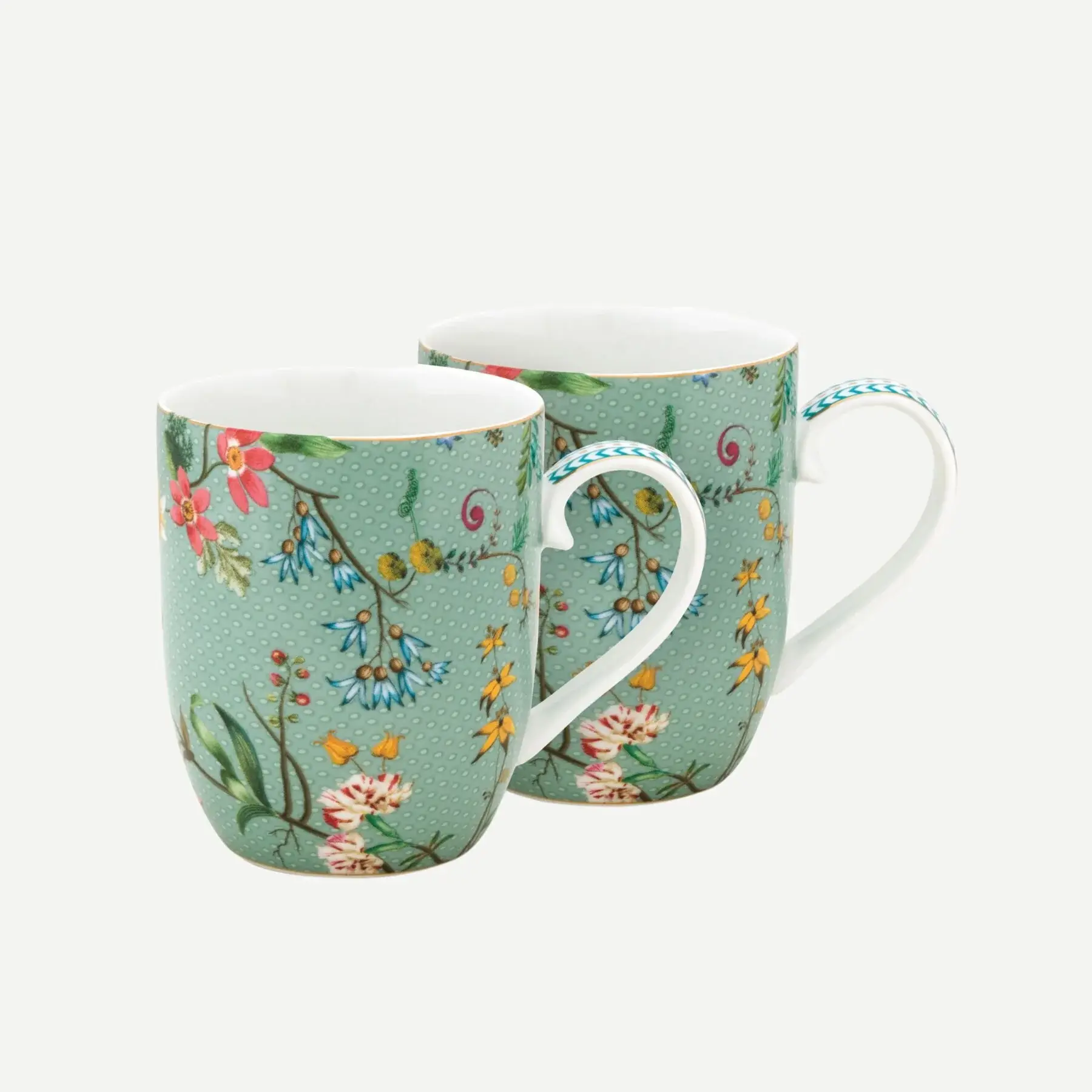 Pip Studio Mavi Porselen Kupa Seti 145 Ml