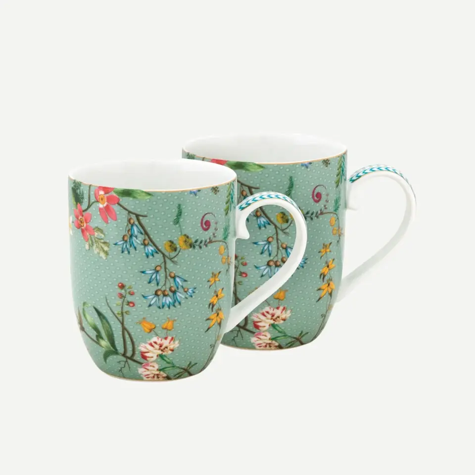Pip Studio Mavi Porselen Kupa Seti 145 Ml