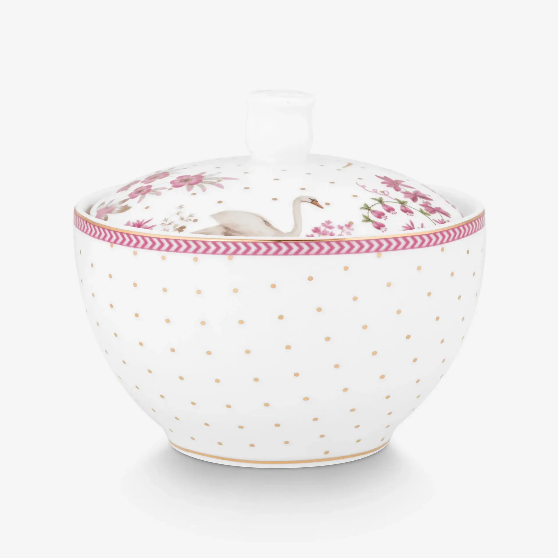 Pip Studio Beyaz Porselen Şekerlik 300 Ml