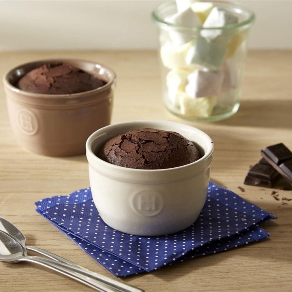 ''Emile Henry Fırın Kabı Ramekin No.9 Tekli Ekru/Clay 0,15 lt''