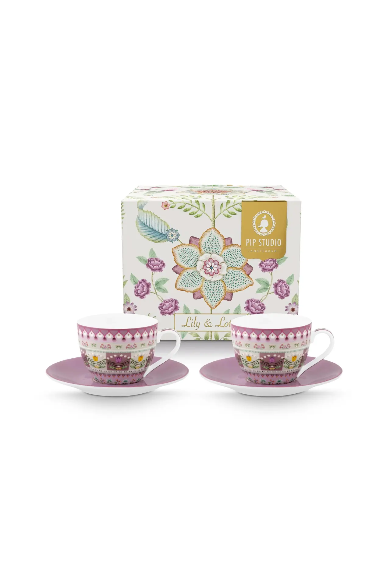 Pip Studio Mor Porselen Kahve Fincan Seti 120 Ml