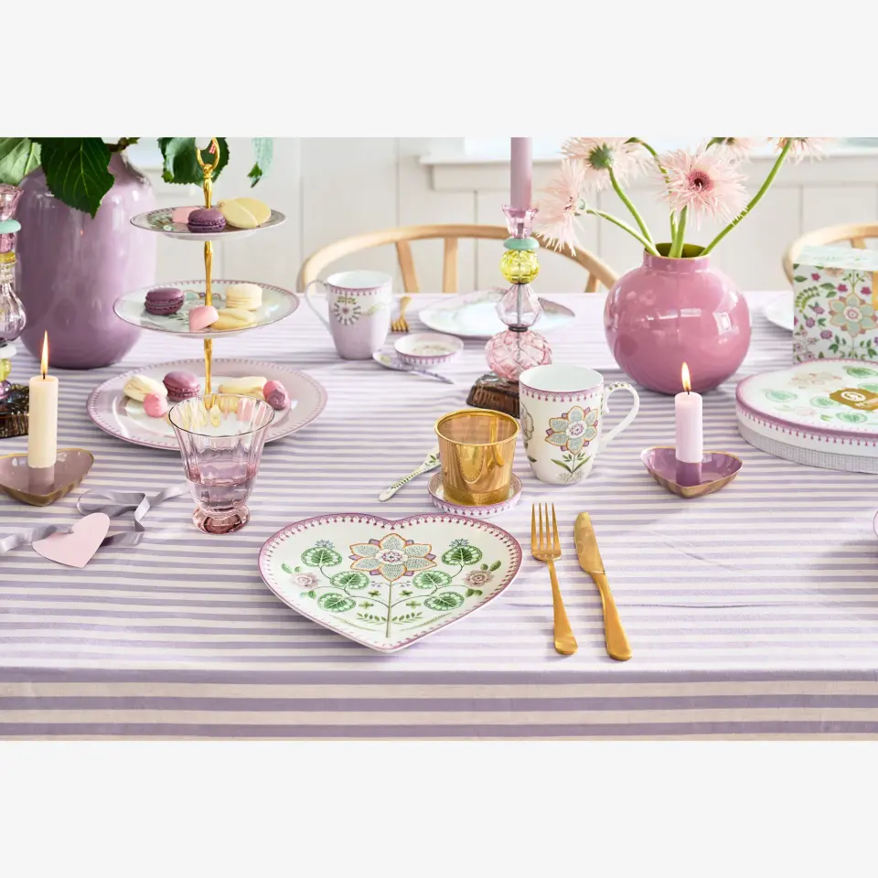 Pip Studio Mor Porselen Servis Tabağı 21,5 Cm