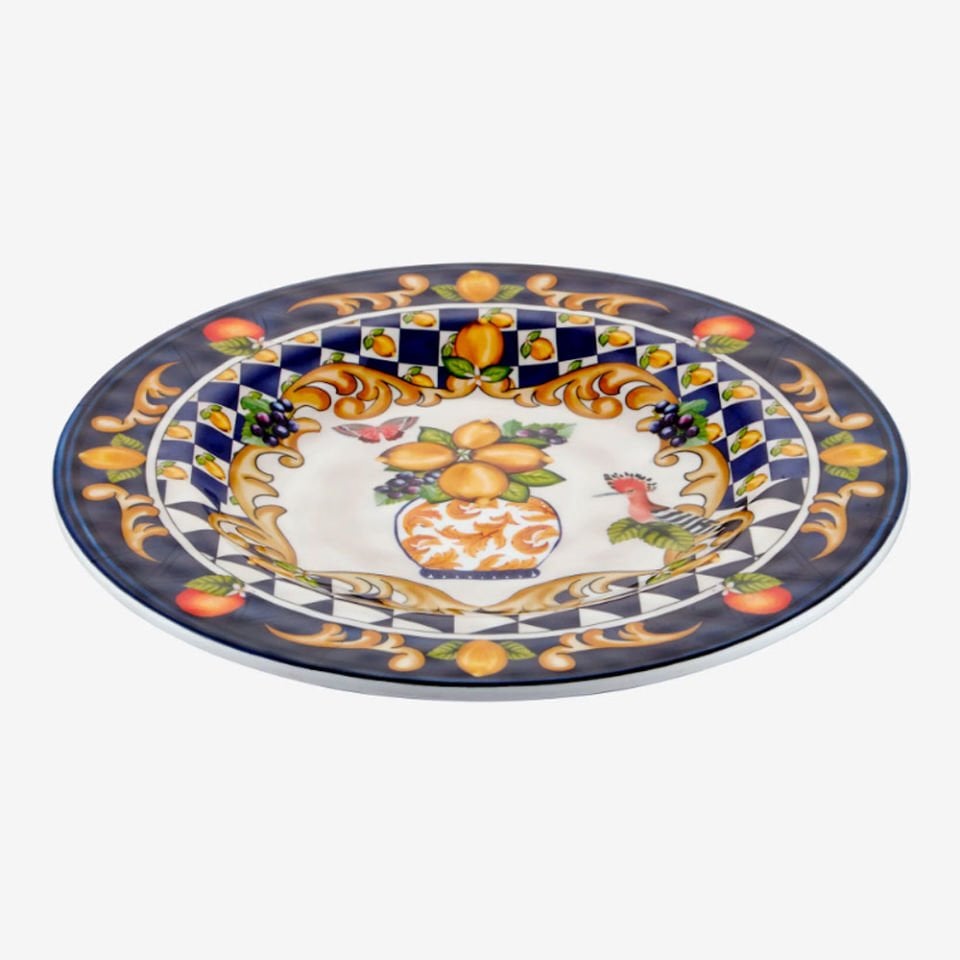 Mavi Melamin Kahvaltı Tabağı 21,5 Cm Capri Collection by Chiara Alessi