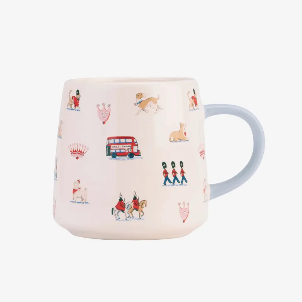 Cath Kidston London Billie Krem Stoneware Kupa 340 Ml