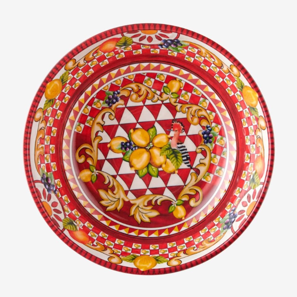 Kırmızı Melamin Kase 20 Cm Capri Collection by Chiara Alessi