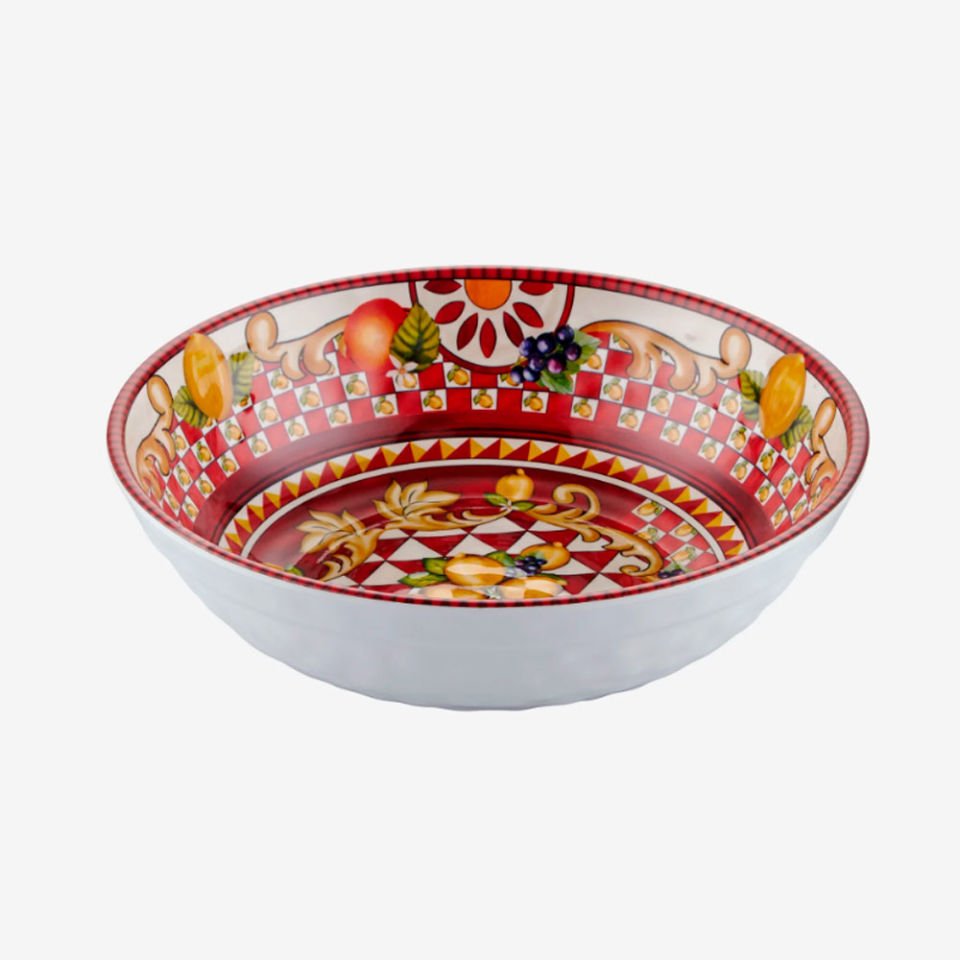 Kırmızı Melamin Kase 20 Cm Capri Collection by Chiara Alessi