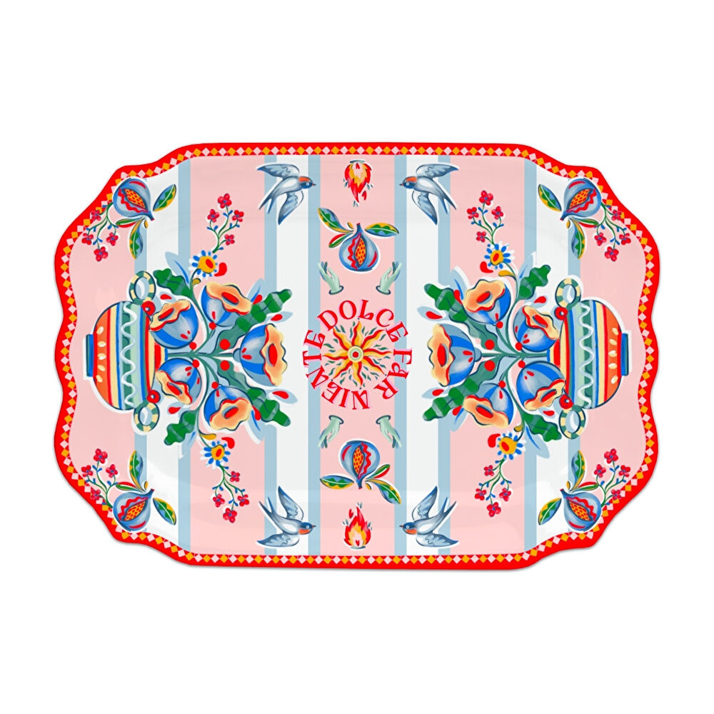 Baci Milano Dolce Far Niente Oval Servis / Tepsi 35 x 55 cm
