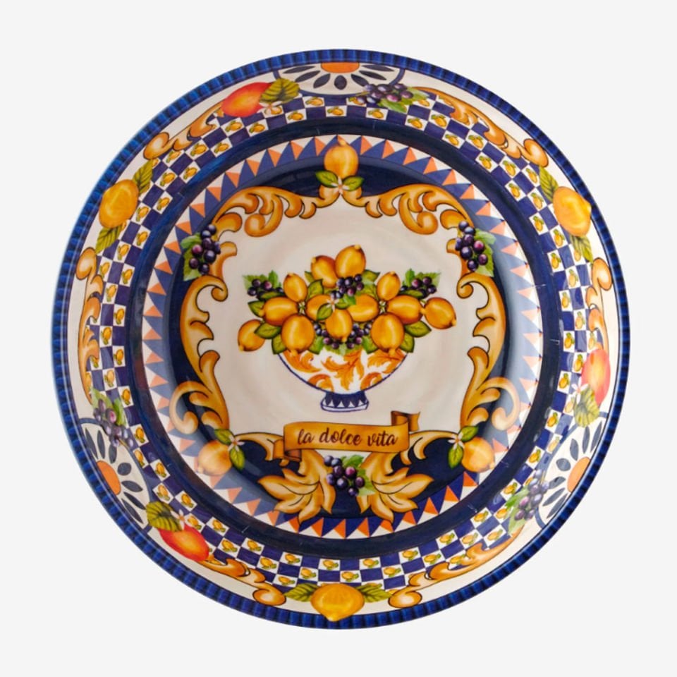 Mavi Melamin Kase 20 Cm Capri Collection by Chiara Alessi