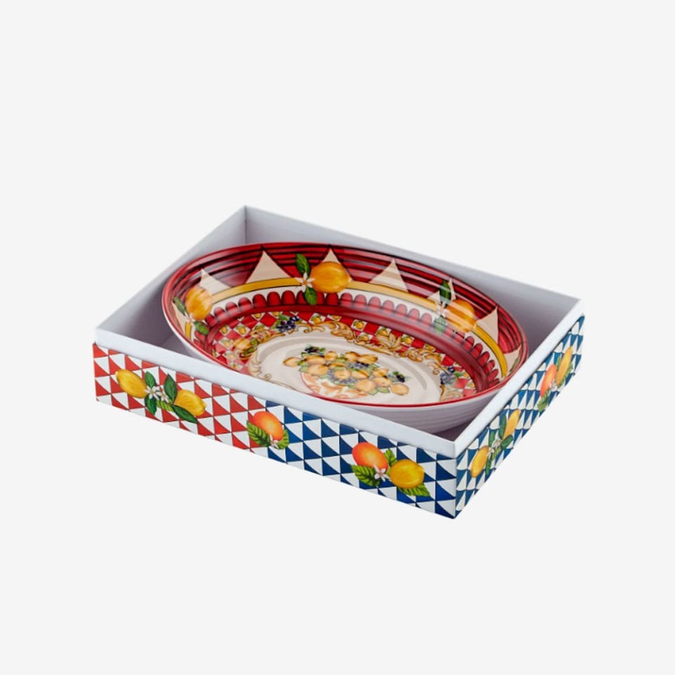 Kırmızı Melamin Servis Kasesi 33 Cm Capri Collection by Chiara Alessi