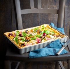 EH Tart-Börek Fırın Kabı Dikdörtgen 33 x 24 cm Ekru/Clay -26038