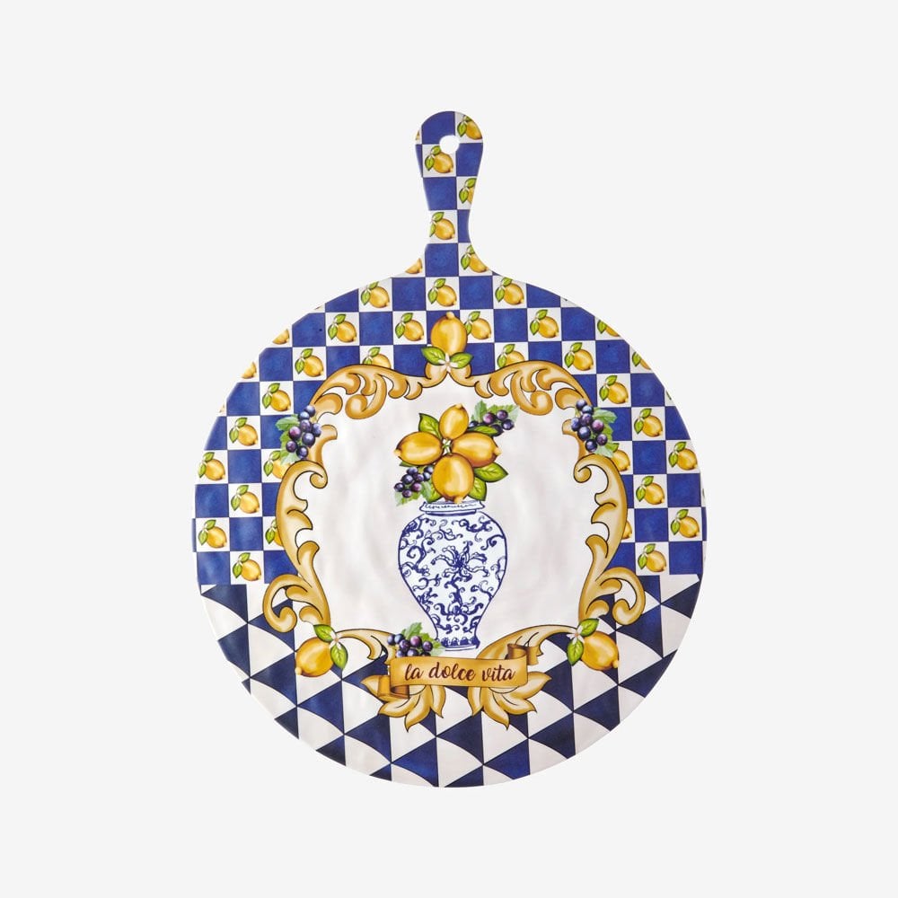 Mavi Melamin Sunum Tahtası 41 Cm Capri Collection by Chiara Alessi