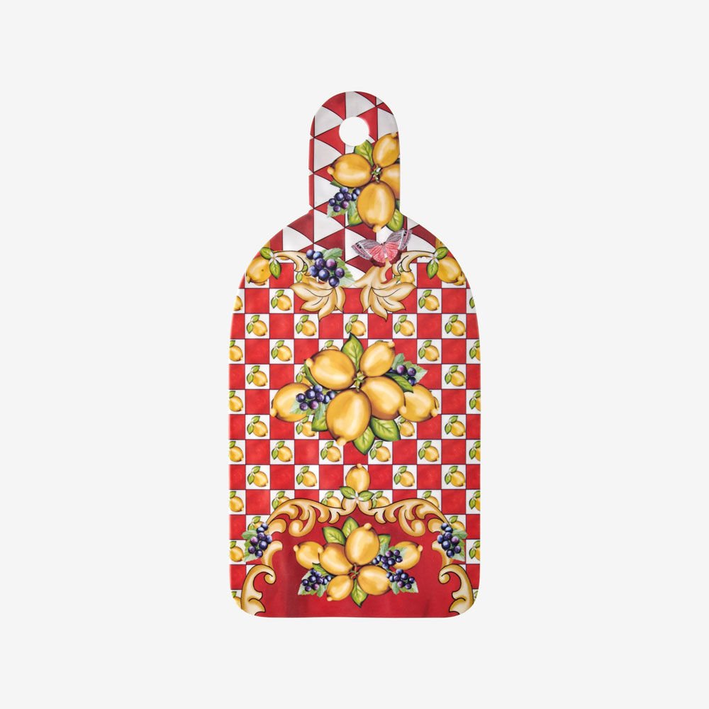Kırmızı Melamin Sunum Tahtası 34 Cm Capri Collection by Chiara Alessi