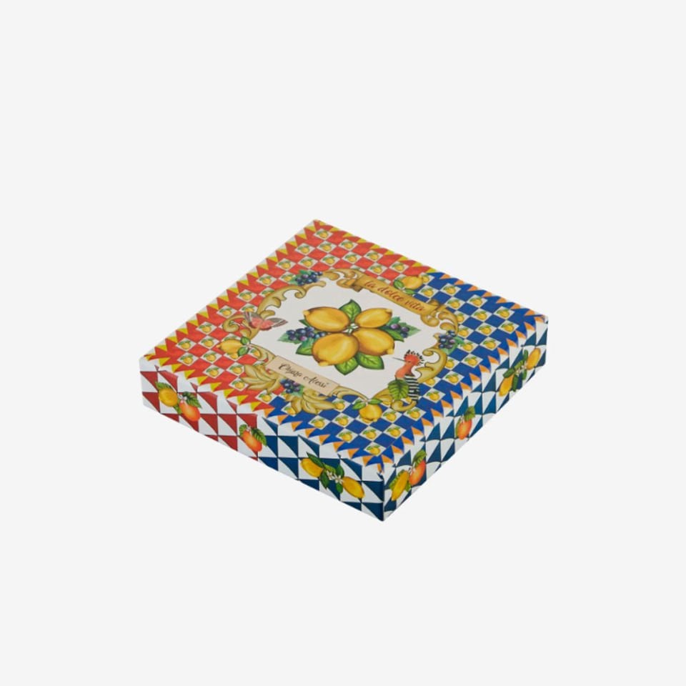 Kırmızı Melamin Bardak Altlığı 3 Parça Capri Collection by Chiara Alessi