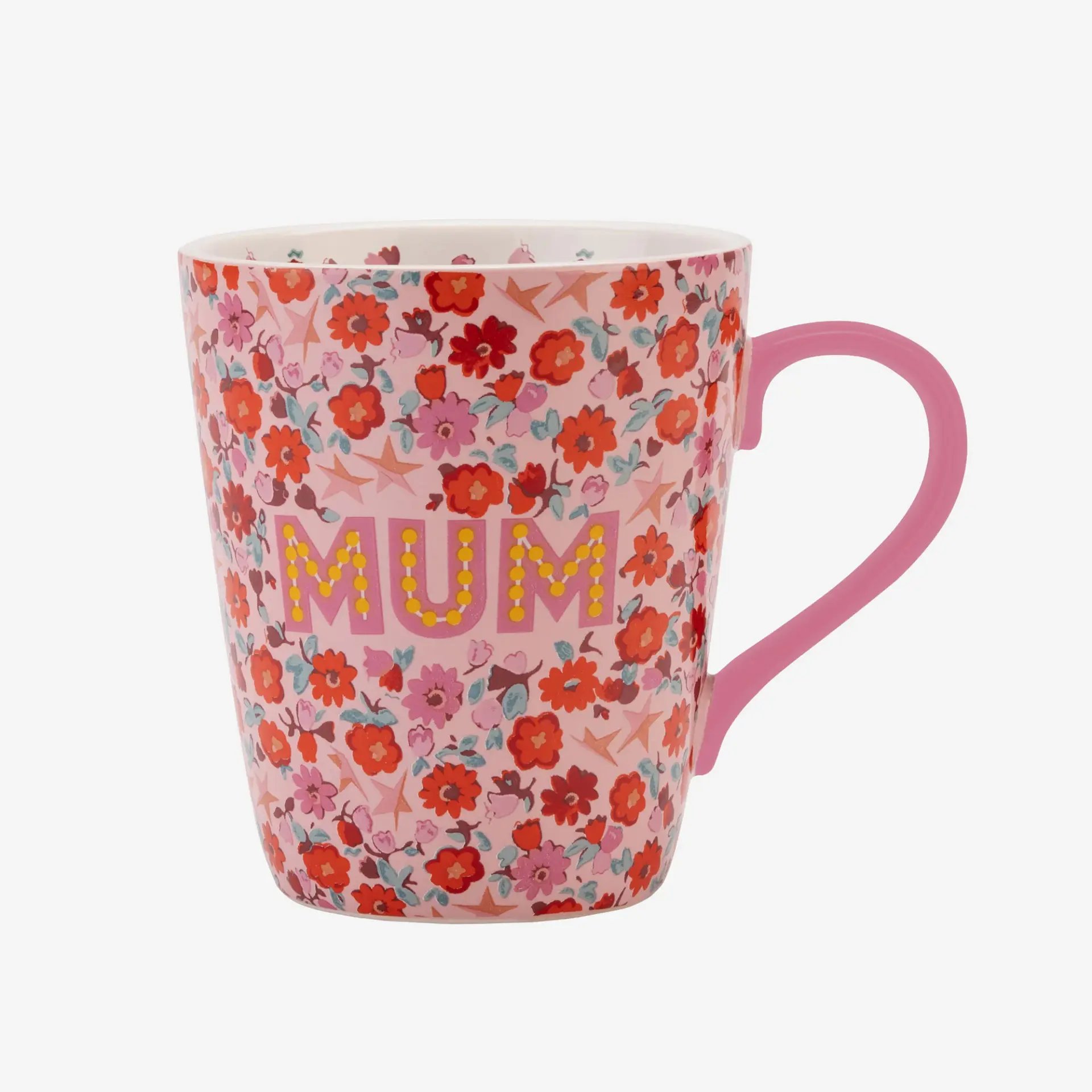 Cath Kidston Çiçekli Pembe Mum Stoneware Kupa 375 Ml
