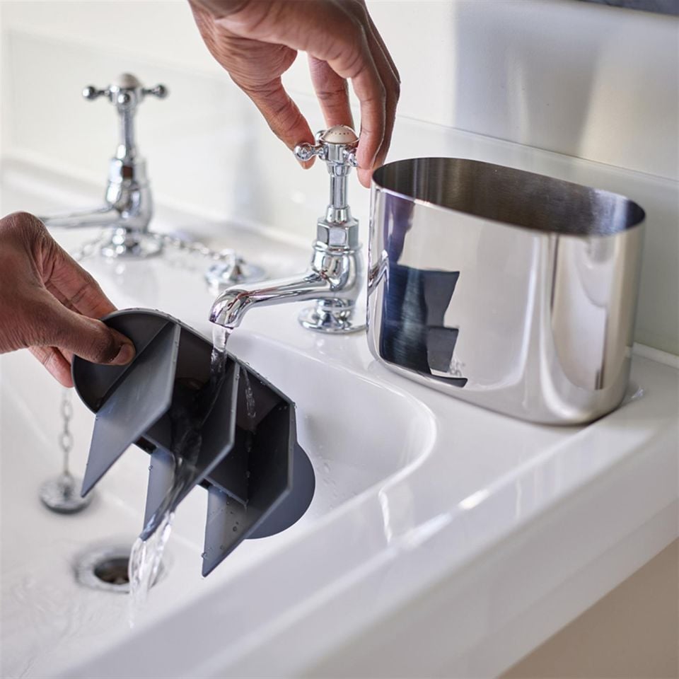 Joseph Joseph EasyStore Luxe Büyük Diş Fırçalık Caddy Çelik