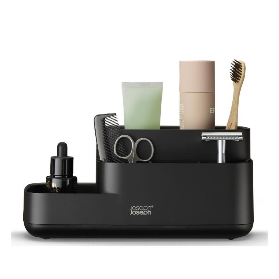 Joseph Joseph EasyStore Banyo Düzenleyici - Mat Siyah