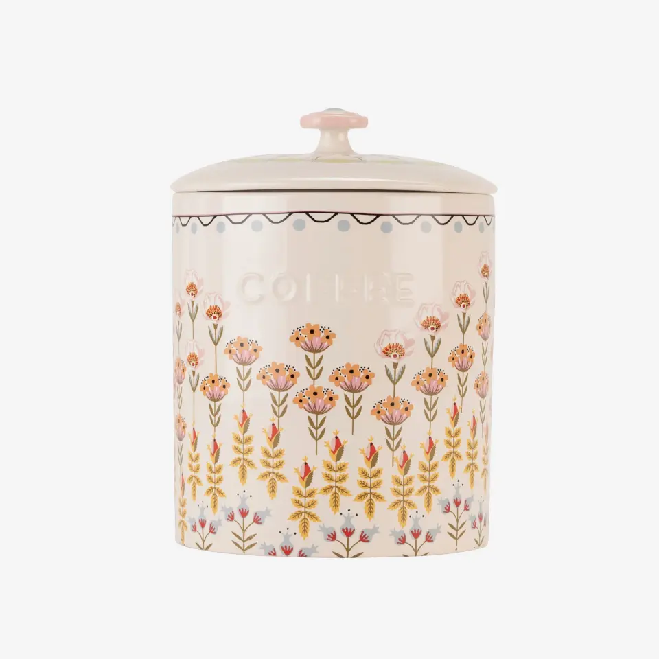 Cath Kidston Painted Stoneware Kahve Saklama Kabı 11X15 Cm