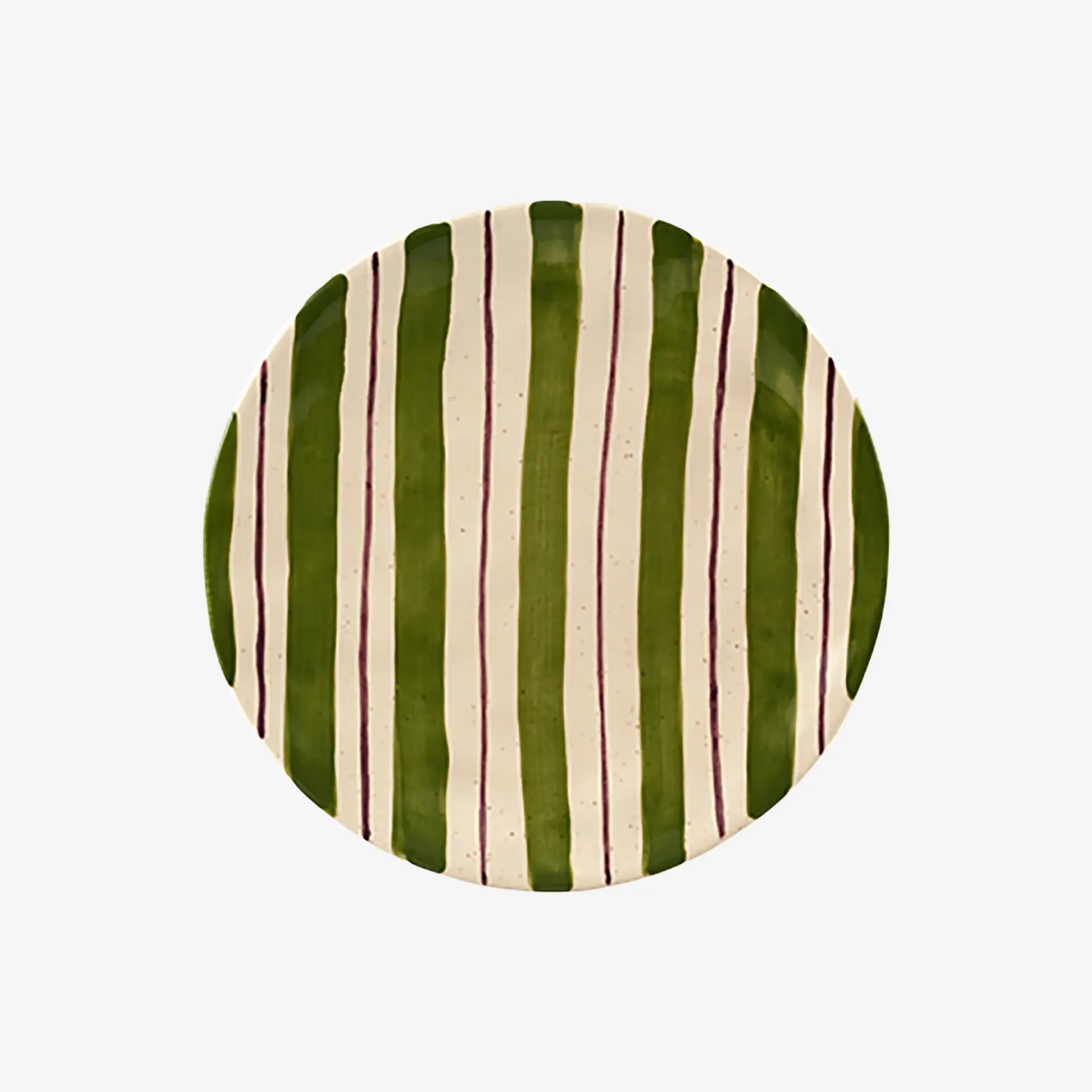 Bordallo Pinheiro  Yeşil Seramik Yemek Tabağı 29 Cm