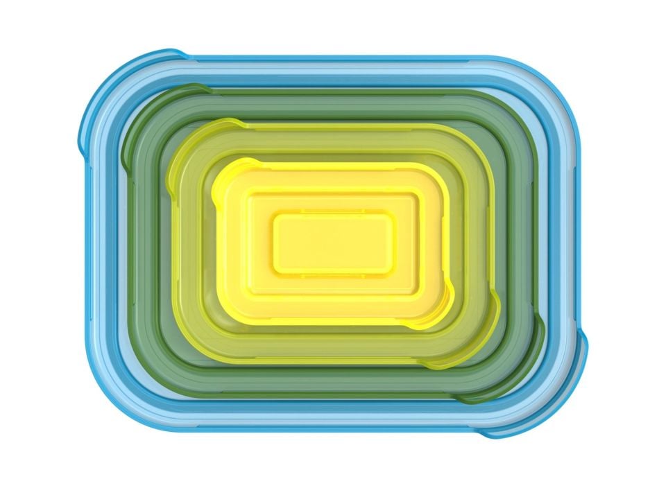 Joseph Joseph Nest™ 4'lü Cam Saklama Kapları - Renkli