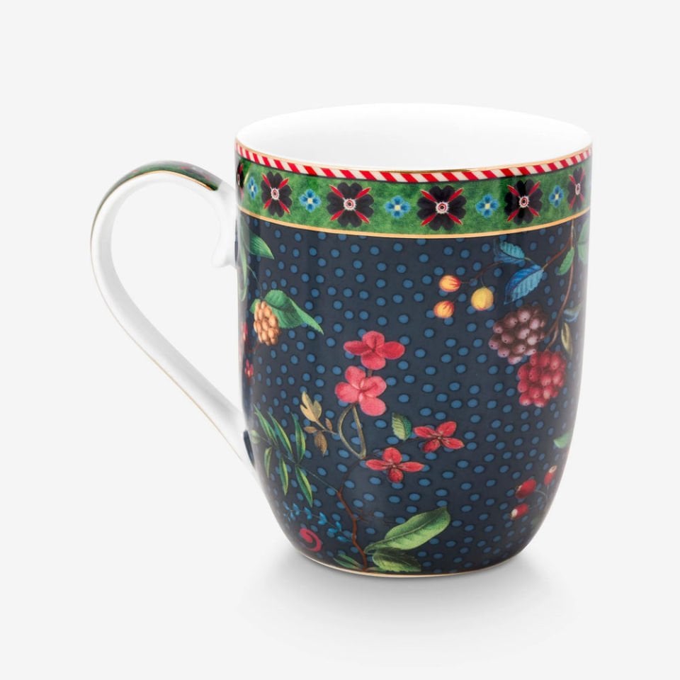 Mavi Porselen Kupa Seti 145 Ml Berry Blues Collection by Pip Studio