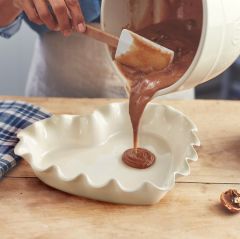 EH Fırın Kabı Kalp-Kırmızı / Burgundy - 346177