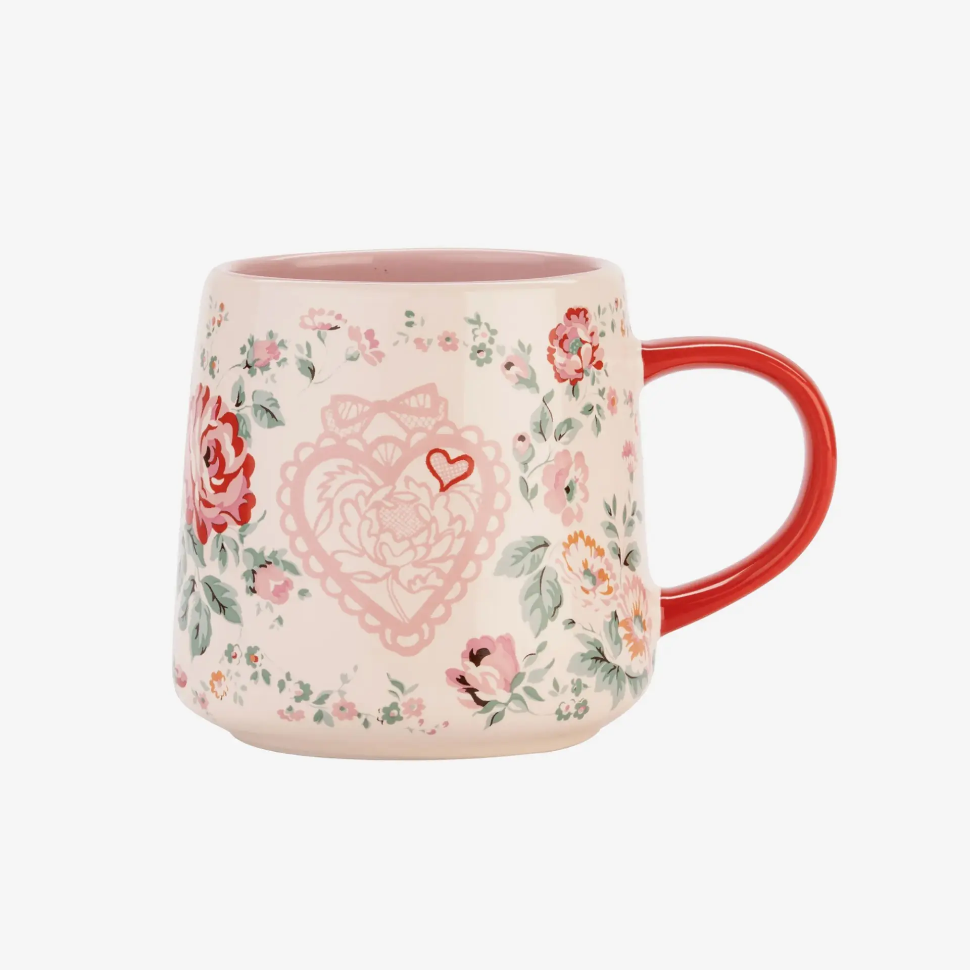 Cath Kidston Pembe Stoneware Kupa 340 Ml Rose Collection