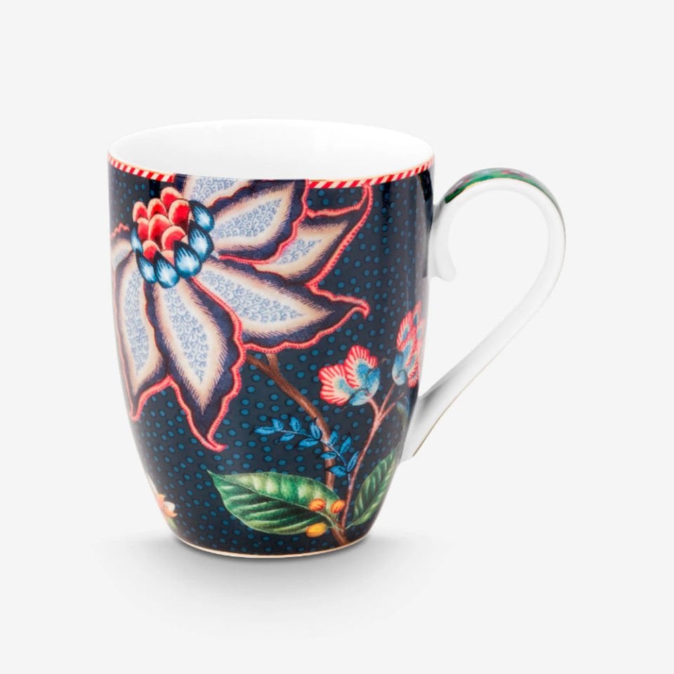 Mavi Porselen Kupa Seti 350 Ml Berry Blues Collection by Pip Studio