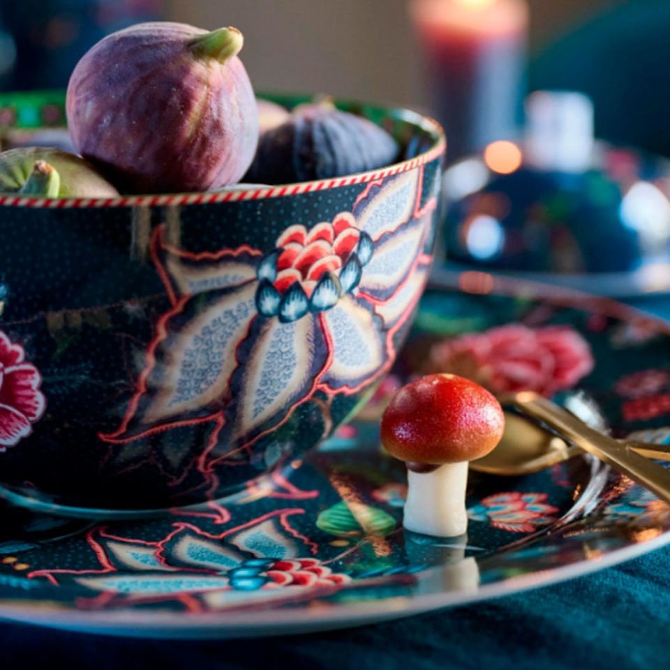 Mavi Porselen Kase 18 Cm Berry Blues Collection by Pip Studio