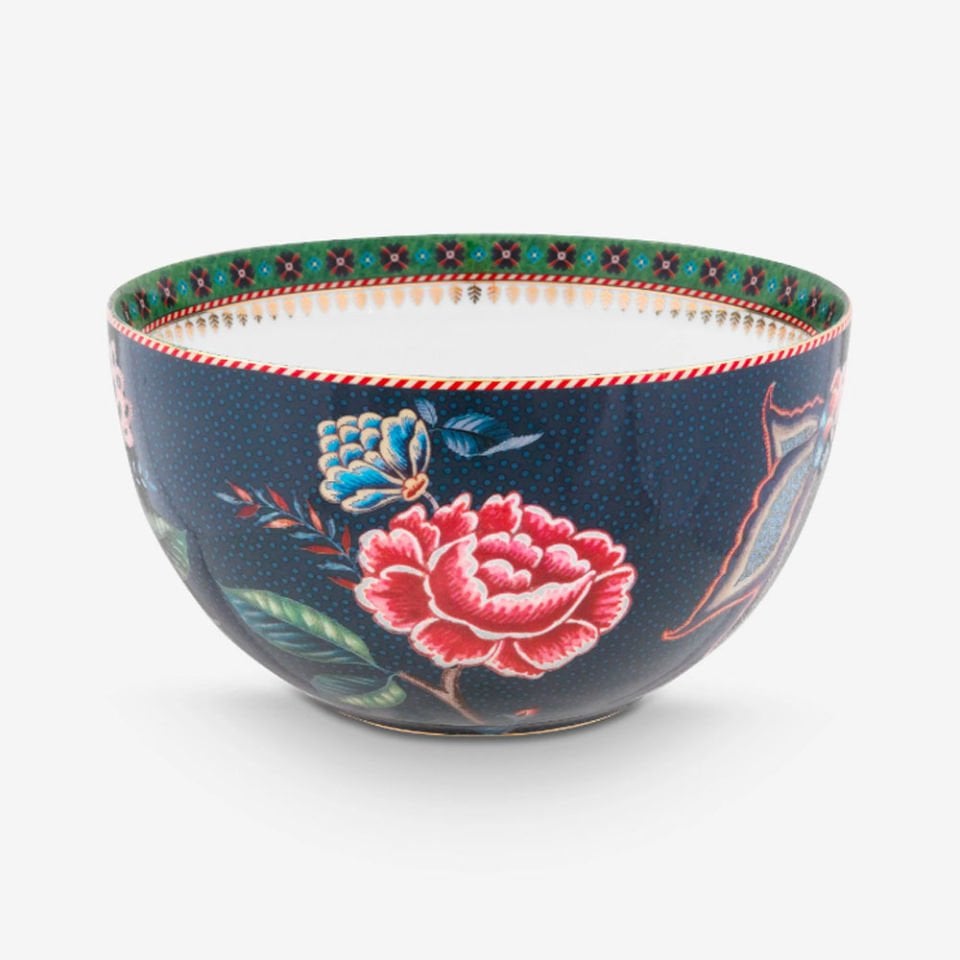 Mavi Porselen Kase 18 Cm Berry Blues Collection by Pip Studio