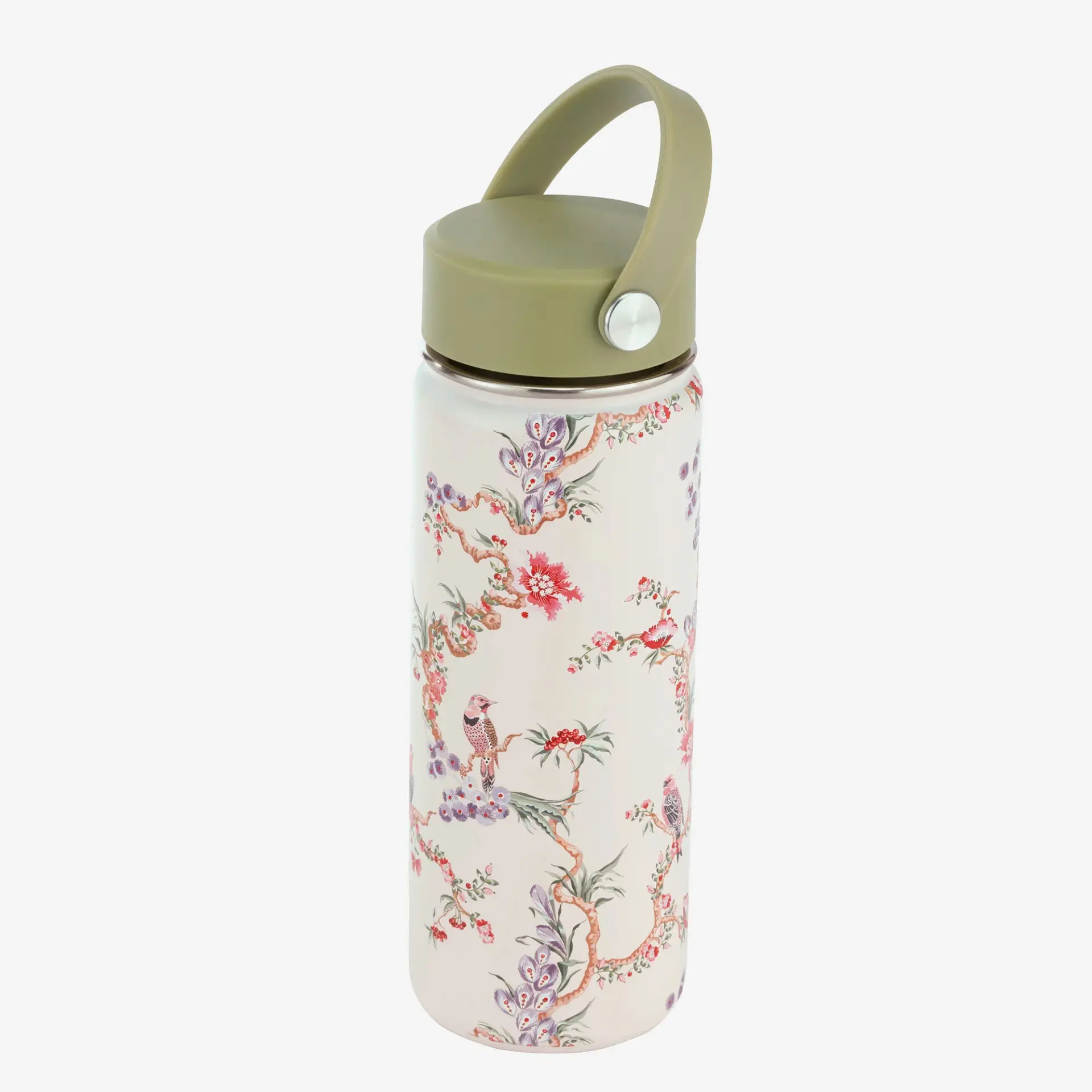 Cath Kidston Beyaz Kuşlu Paslanmaz Çelik Termos 500 Ml