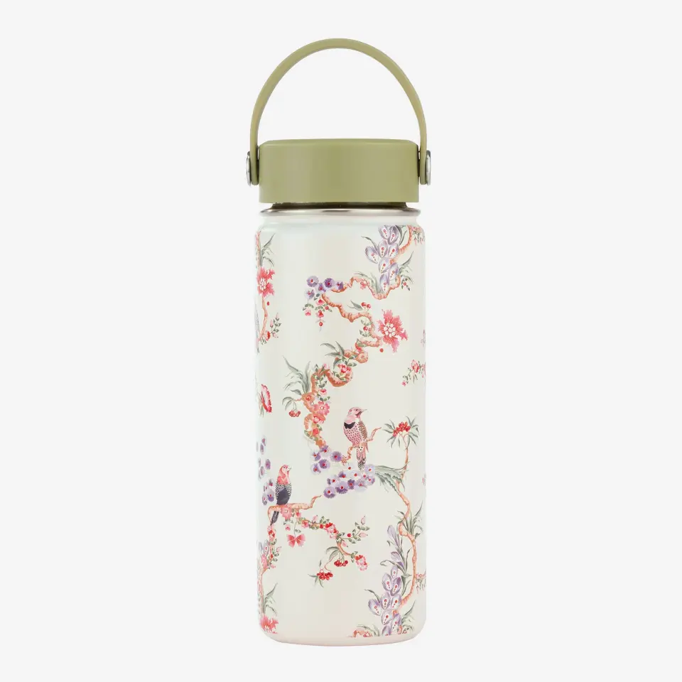 Cath Kidston Beyaz Kuşlu Paslanmaz Çelik Termos 500 Ml
