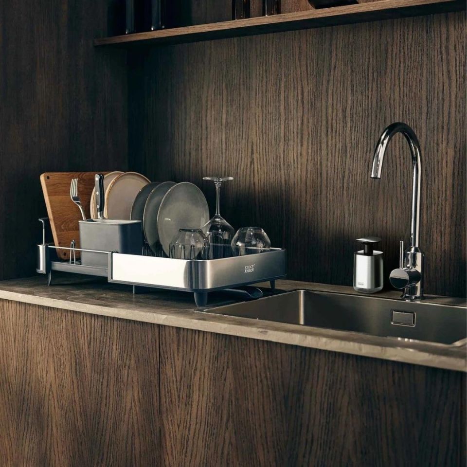 Joseph Joseph Rethink Your Sink 2 Parça Bulaşıklık ve Sıvı Sabunluk Seti