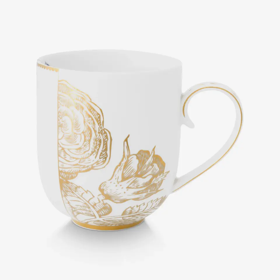 Pip Studio Royal Beyaz Porselen Kupa Seti 325 Ml