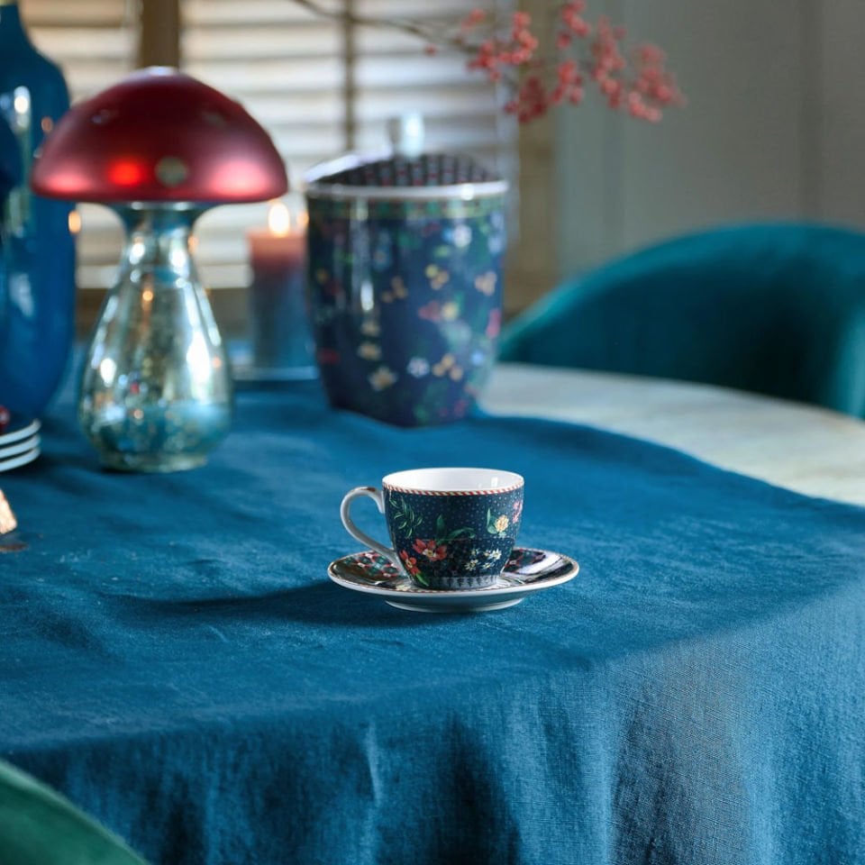 Mavi Porselen Kahve Fincan Seti 120 Ml Berry Blues Collection by Pip Studio