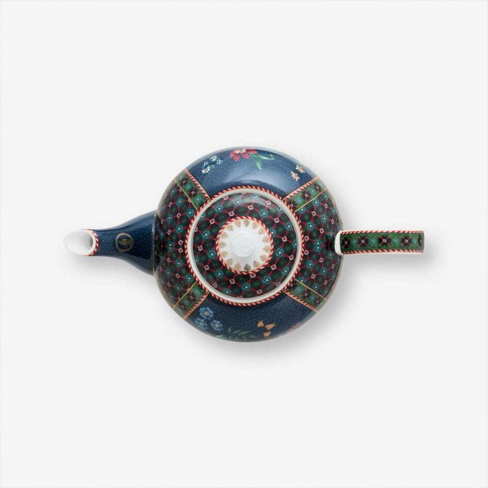 Mavi Porselen Demlik 1600 Ml Berry Blues Collection by Pip Studio