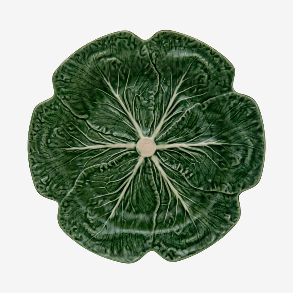 Bordallo Pinherio Yeşil Seramik Servis Tabağı 30,5 Cm Cabbage Collection