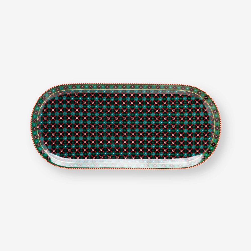 Yeşil Porselen Servis Tabağı 33 Cm Berry Blues Collection by Pip Studio