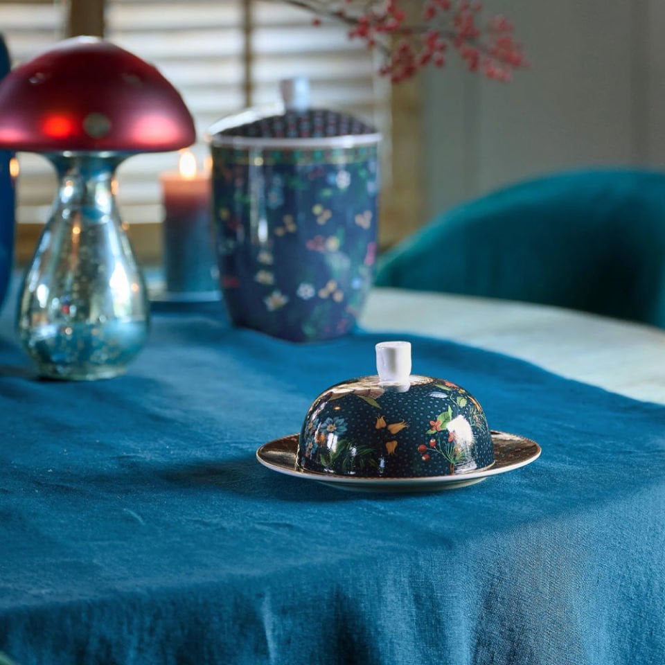 Mavi Porselen Tereyağlık 17 Cm Berry Blues Collection by Pip Studio