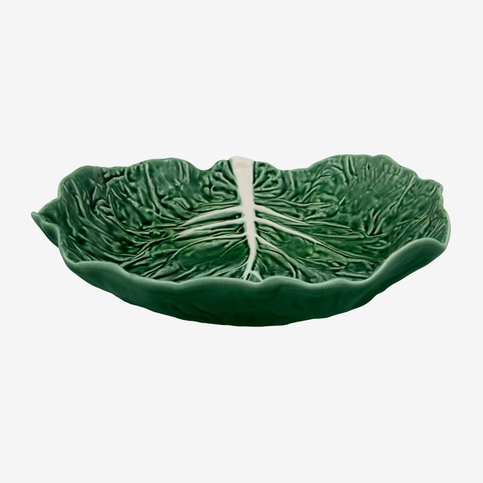 Bordallo Pinherio Yeşil Seramik Servis Kasesi 32,5 Cm Cabbage Collection