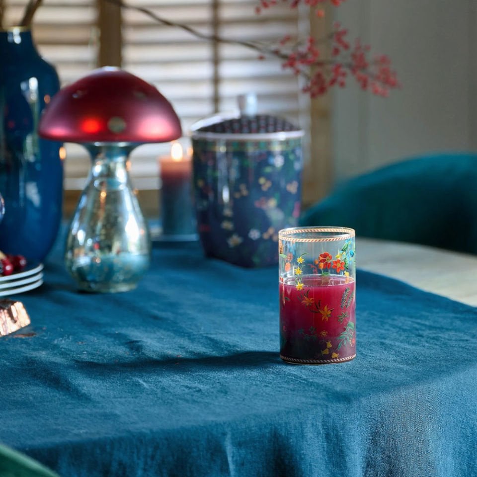 Şeffaf Cam Su Bardağı 360 Ml Berry Blues Collection by Pip Studio