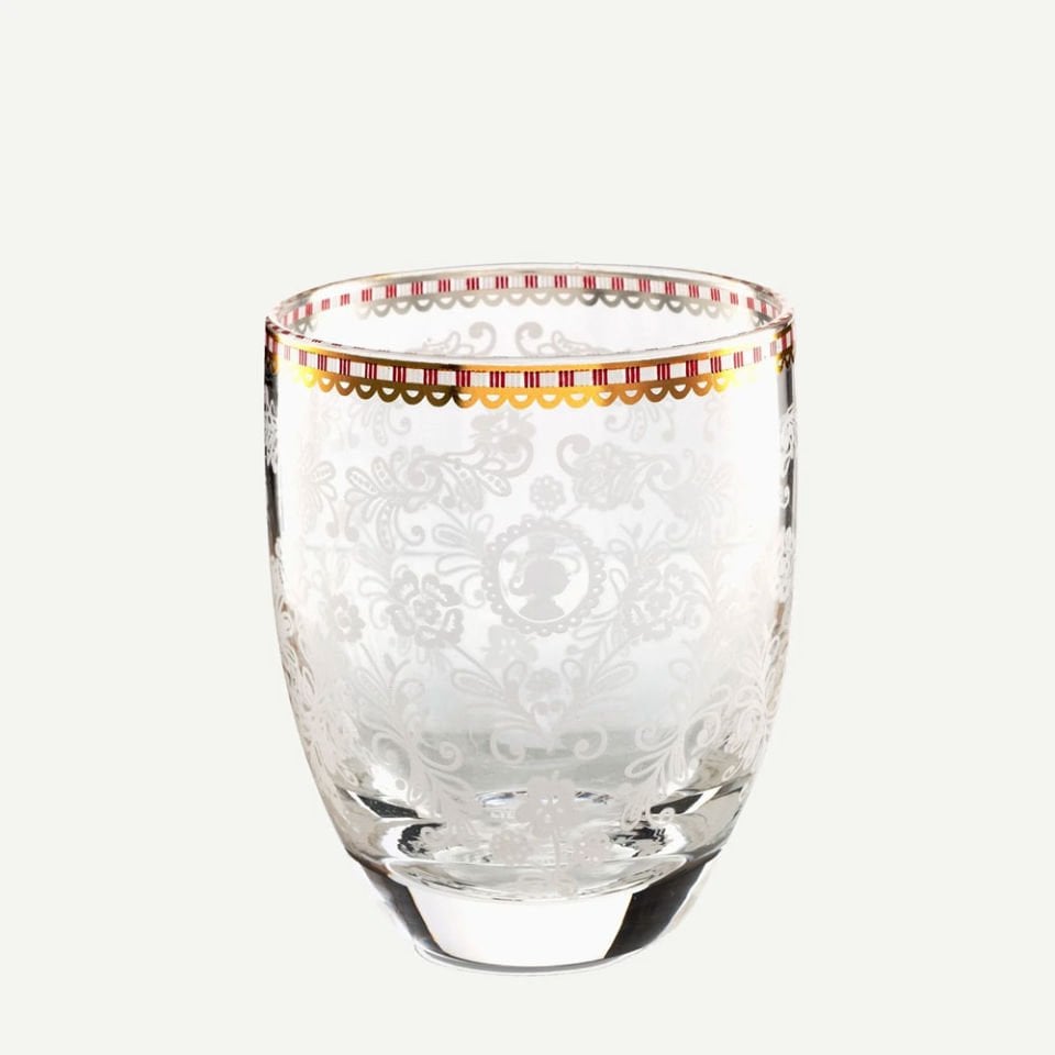 Şeffaf Porselen Kısa Su Bardağı 280 Ml Blushing Birds Collection by Pip Studio