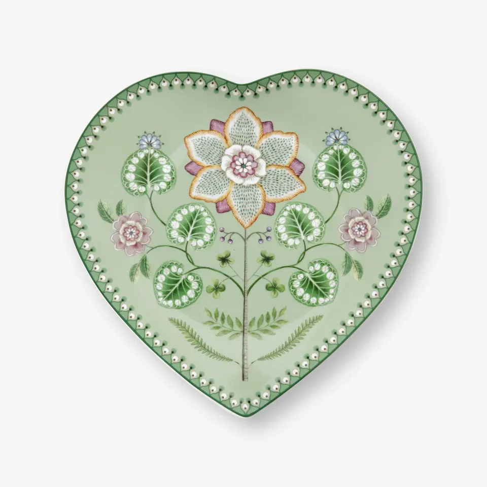 Pip Studio Yeşil Porselen Servis Tabağı 21,5 Cm