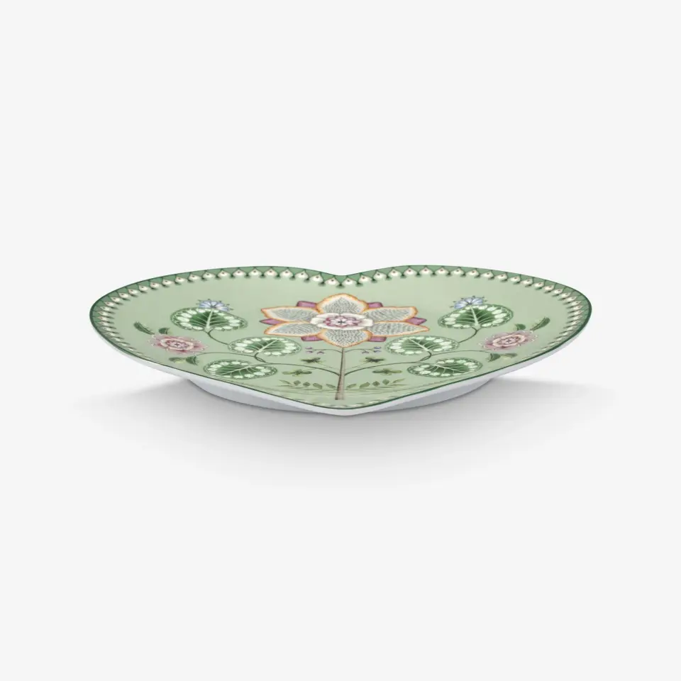 Pip Studio Yeşil Porselen Servis Tabağı 21,5 Cm