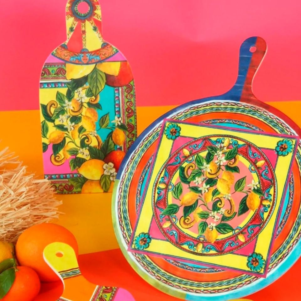 Baci Milano Ortigia Büyük Kesme Tahtası 31,5 cm x 41,8 cm